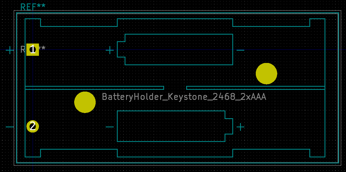 Keystone 2468 screw holes are backwards · Issue 1497 · KiCad/kicad