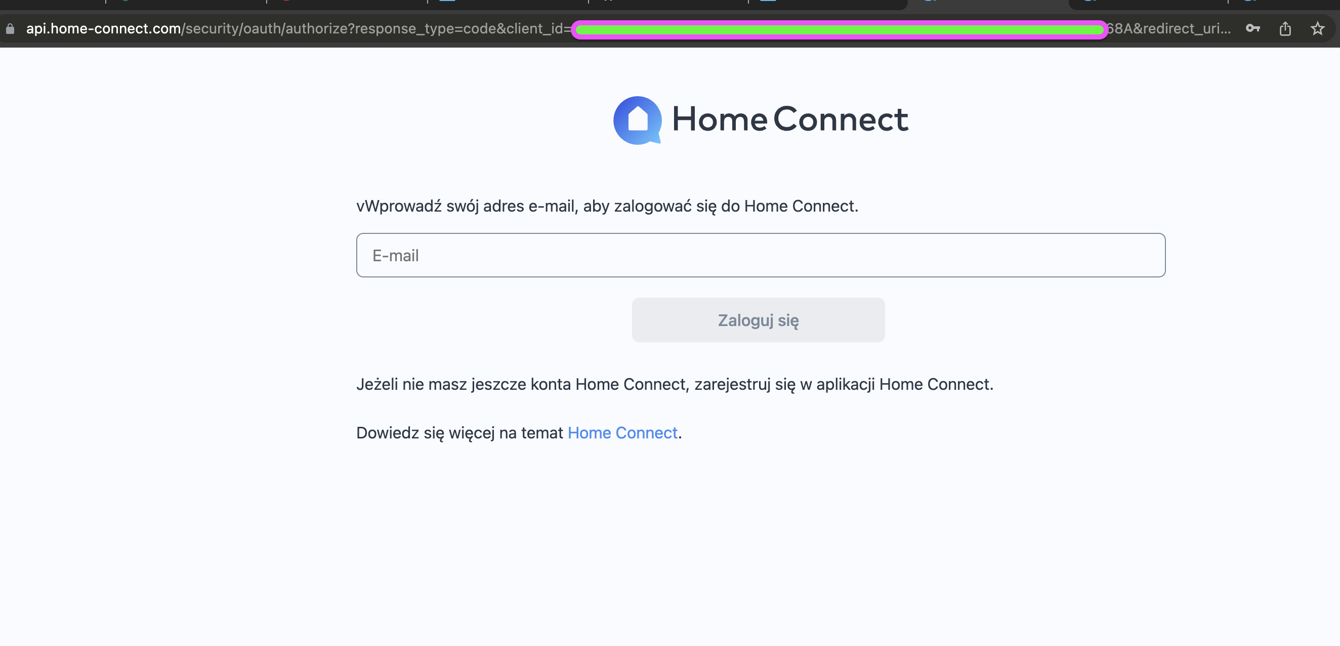 Home Connect - unable to connect with the API · Issue #80701 · home ...