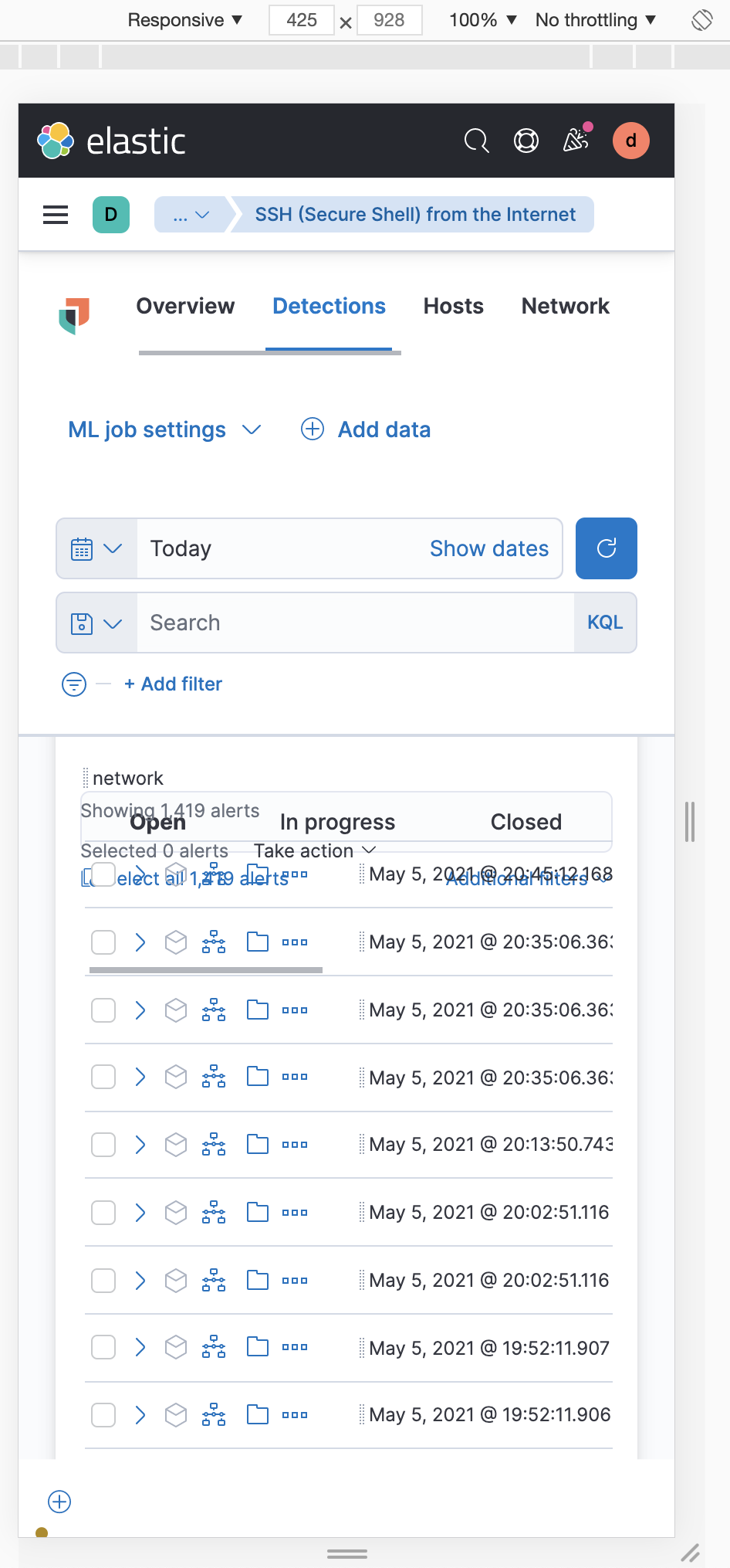 [Security Solution][Detections] Broken mobile layout on the rule page ...