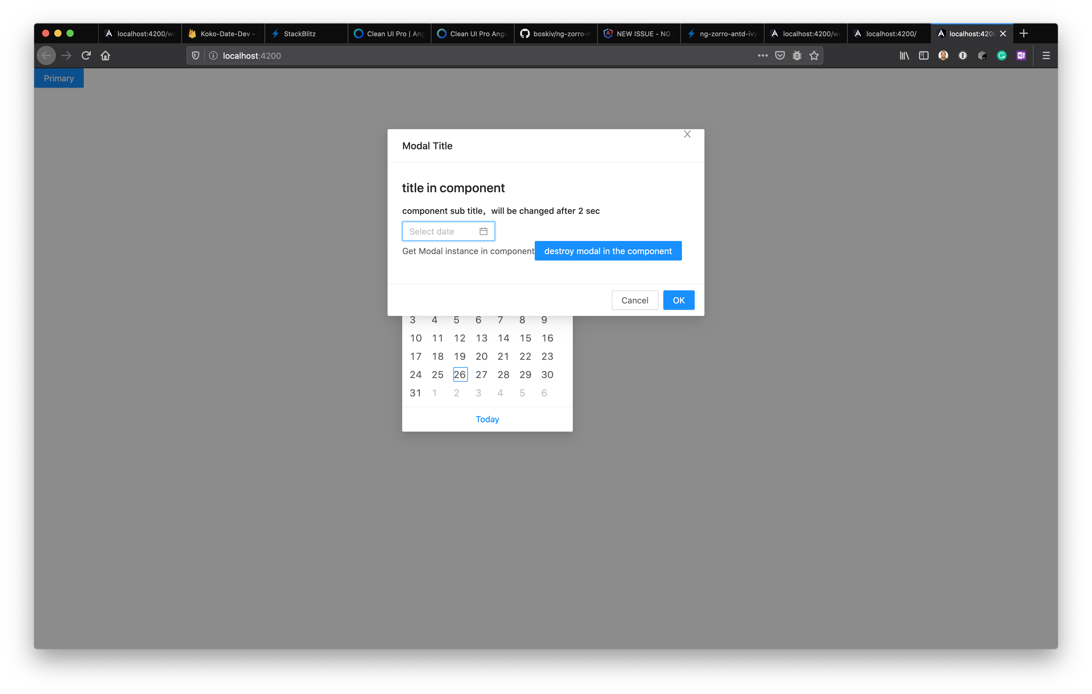 Datepicker On Modal Zindex Wrong Issue 5338 Ng Zorro Ng Zorro Antd Github