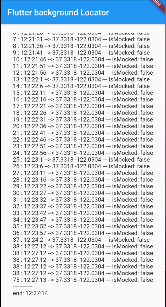 App stops after 5 minutes on Android with the screen turned off · Issue