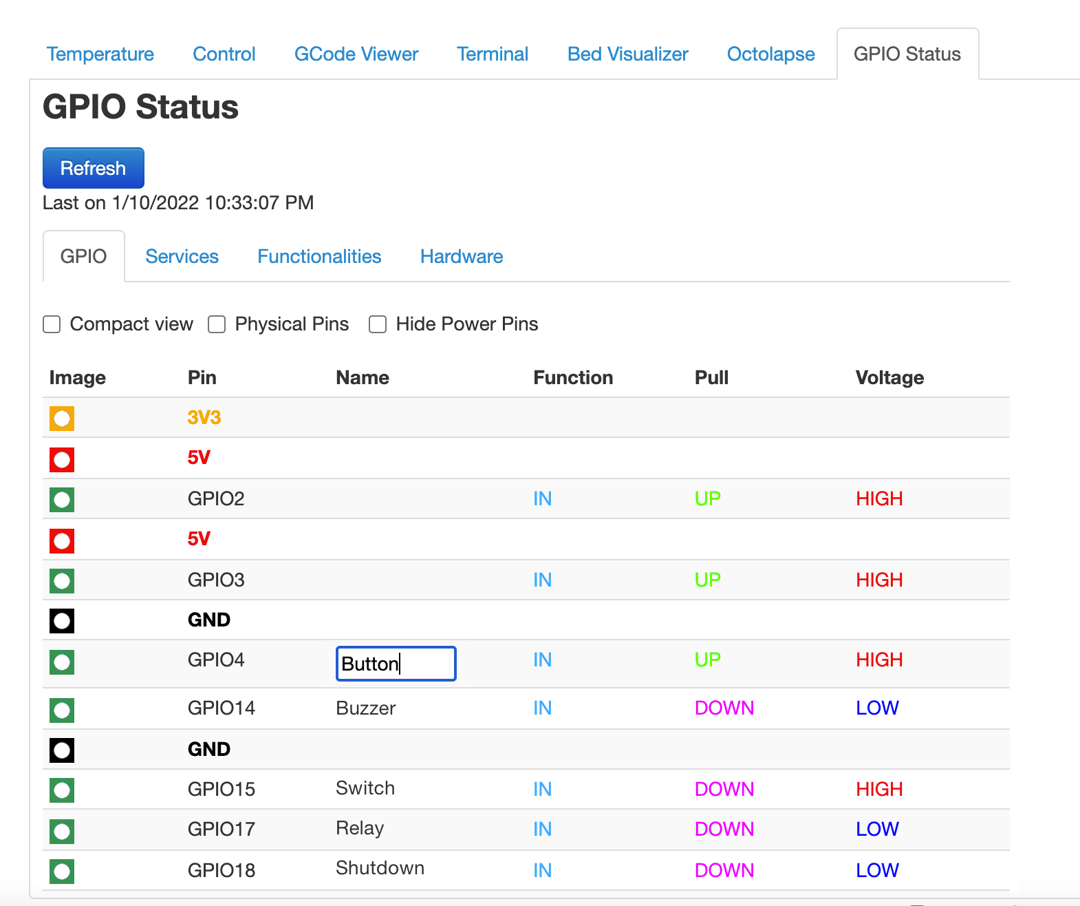 Feature requests · Issue #1 · danieleborgo/OctoPrint-GPIOStatus · GitHub
