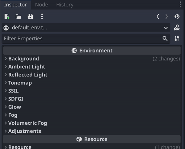 Inspector panel dropdown/section collapsing bars stay highlighted ...