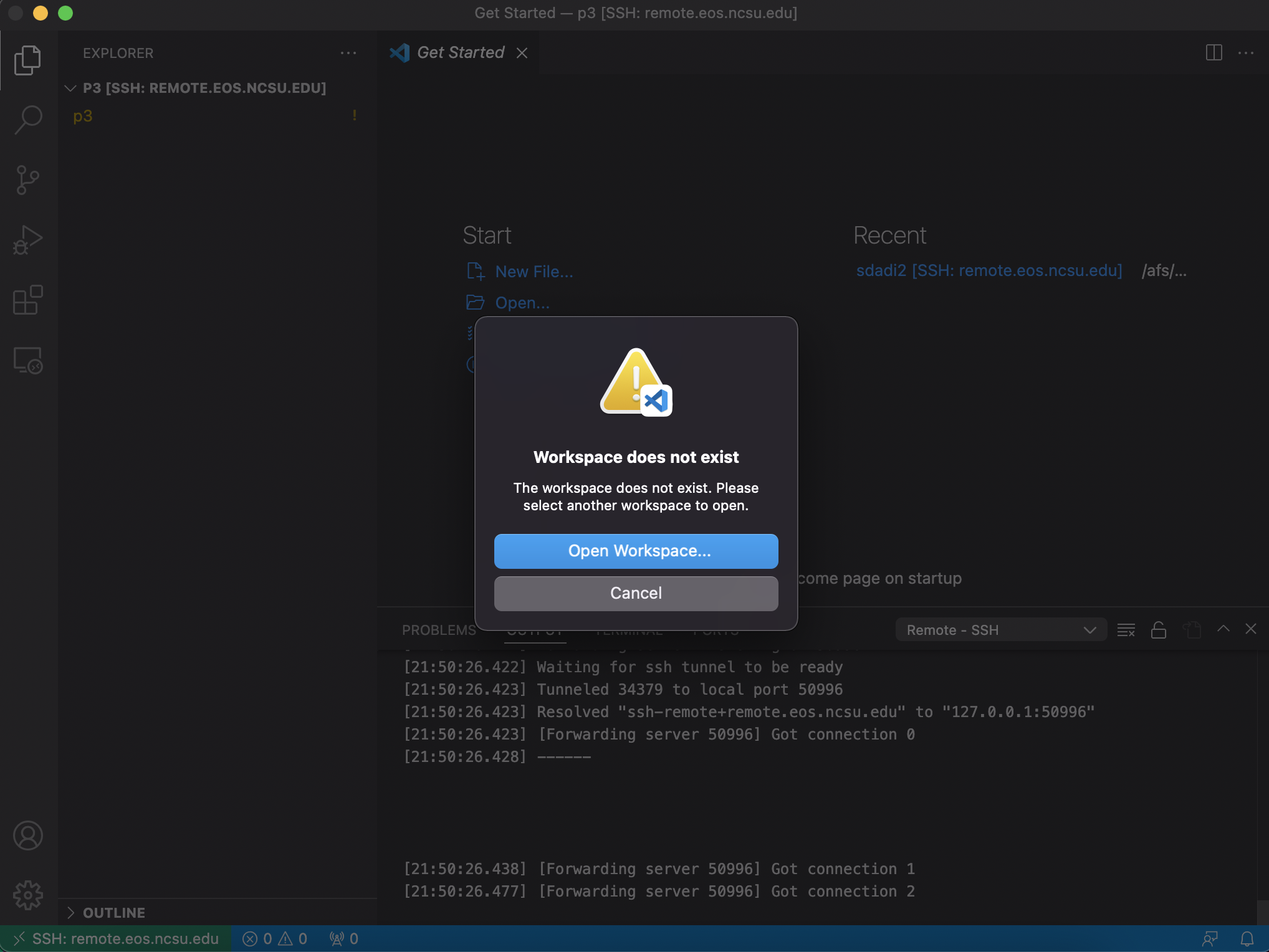 macOS 12 unable to connect to red hat linux · Issue #6361 · microsoft ...