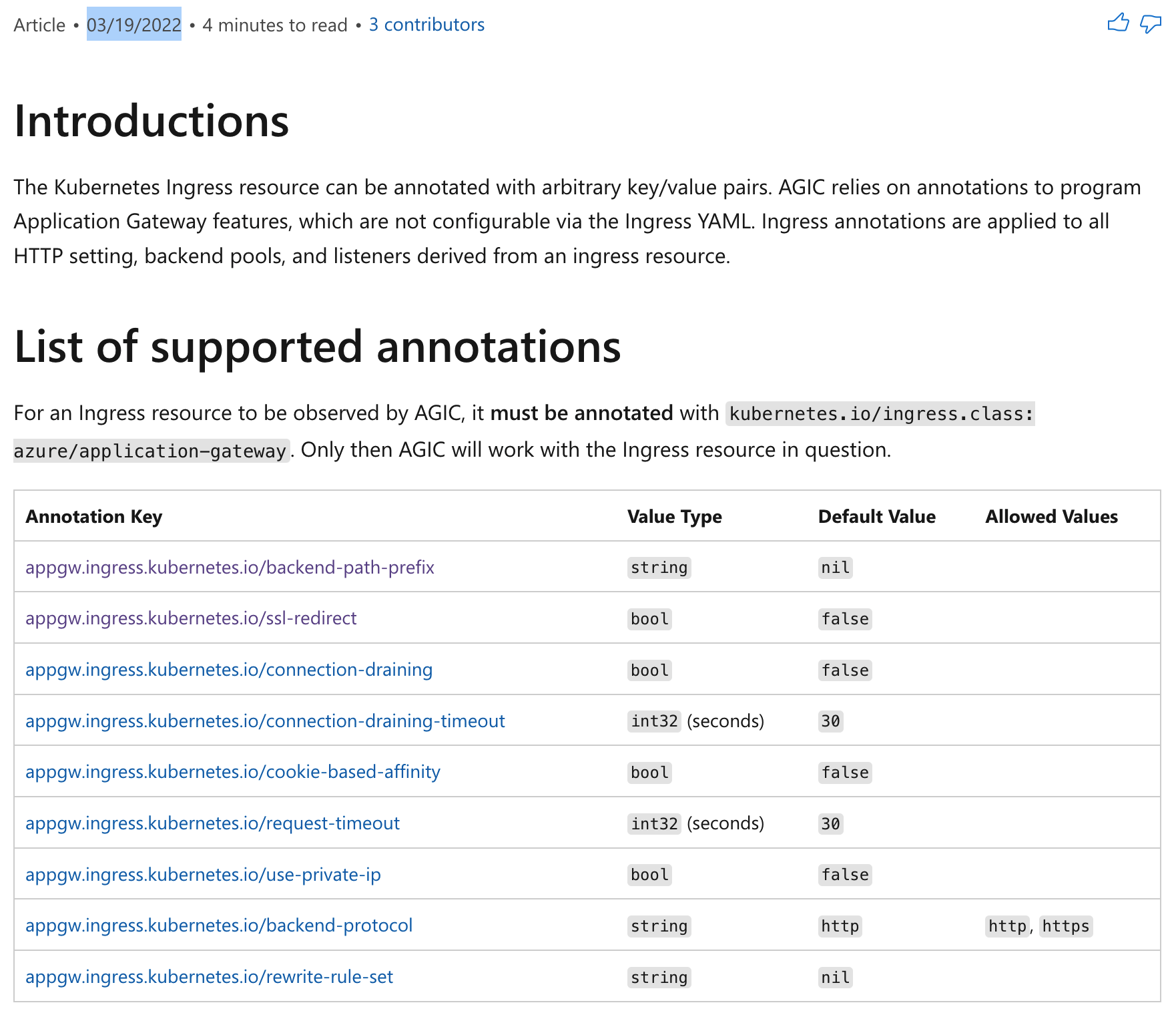 [applicationgateway/ingresscontrollerannotations] Please update the annotation list or add a