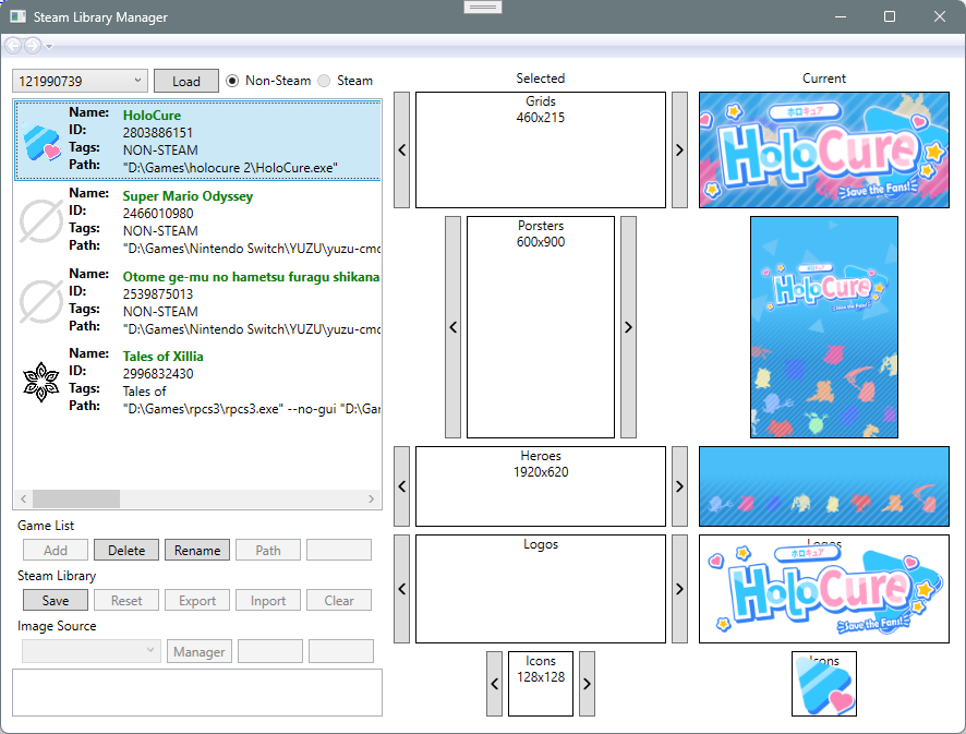 Sus Steam Library GitHub - surusu/SteamLibraryManager · GitHub
