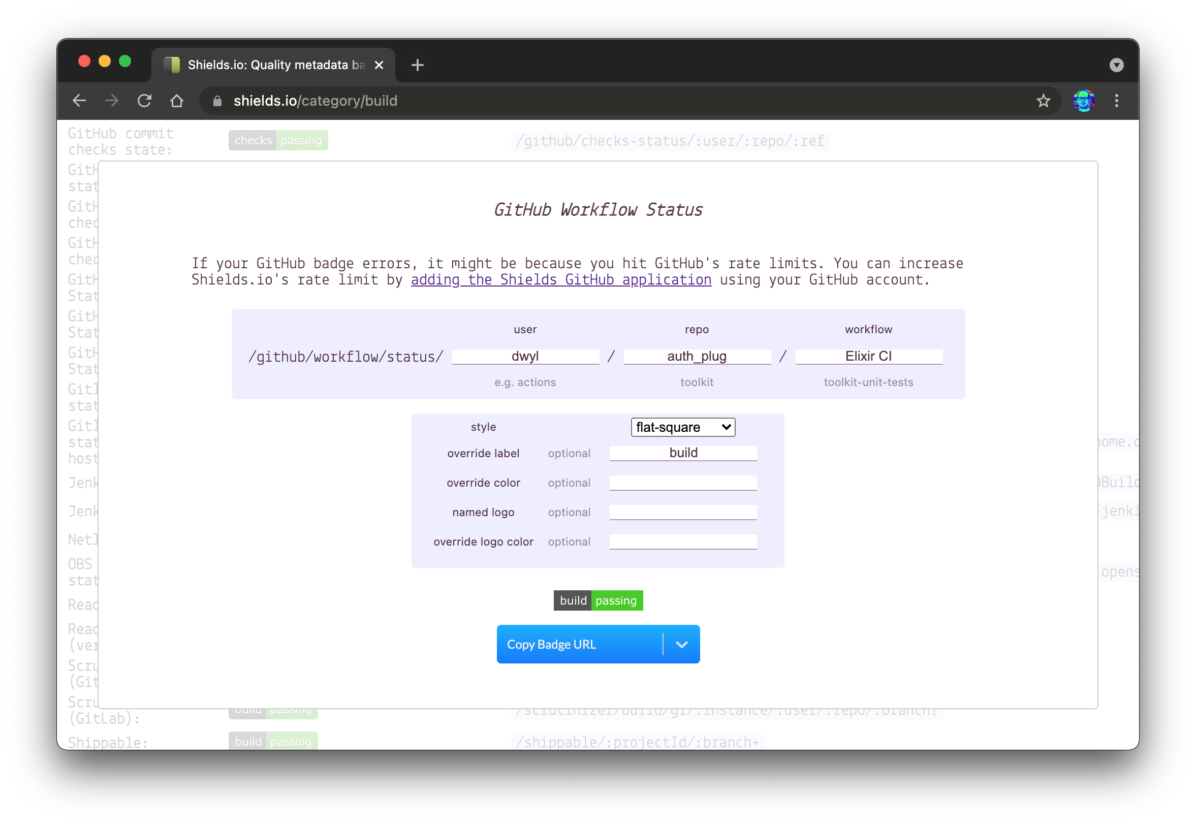 Code count badges for your GitHub repositories