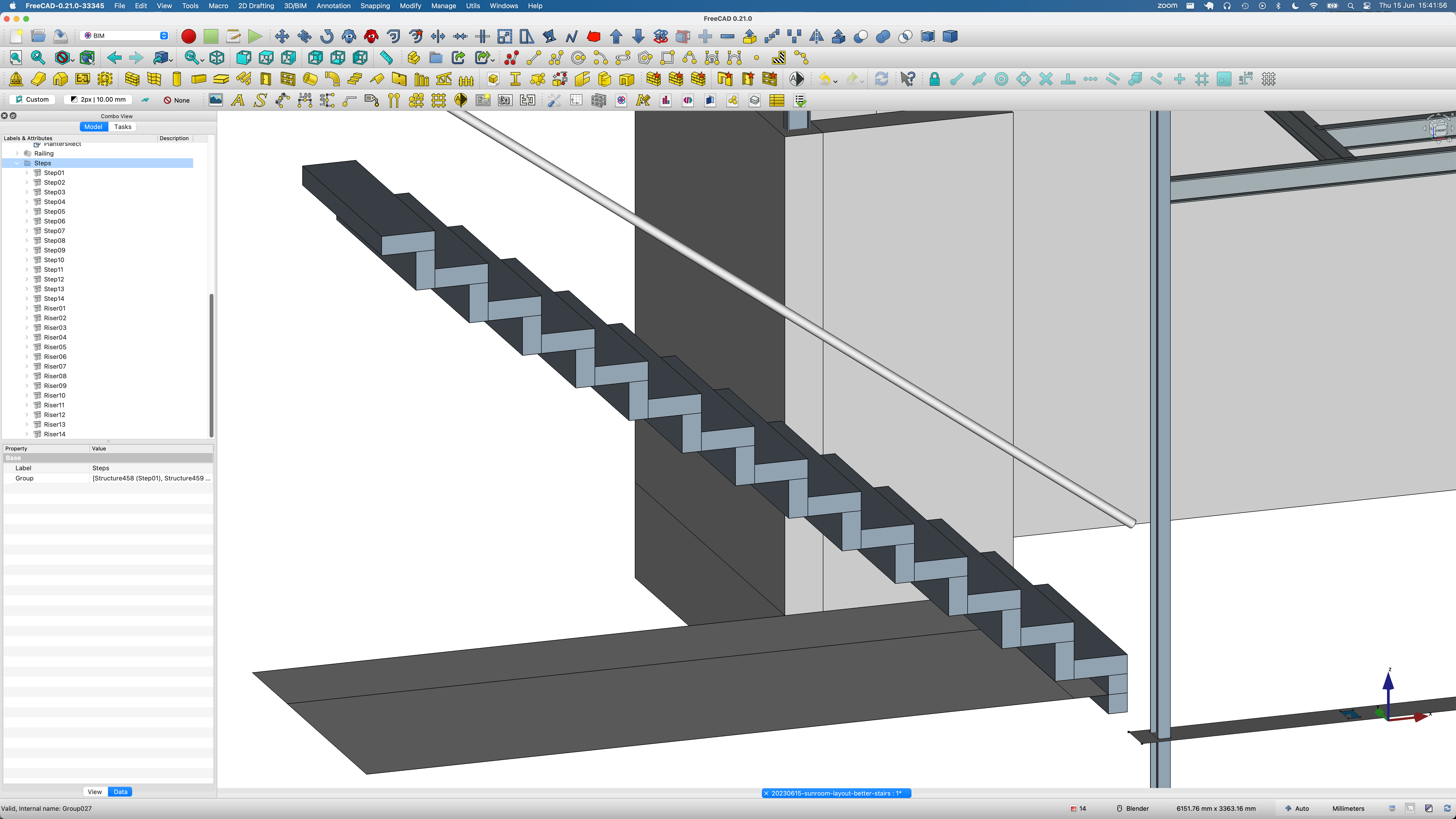`FreeCAD` Arch Stairs · Issue #117 · dwyl/workshop · GitHub