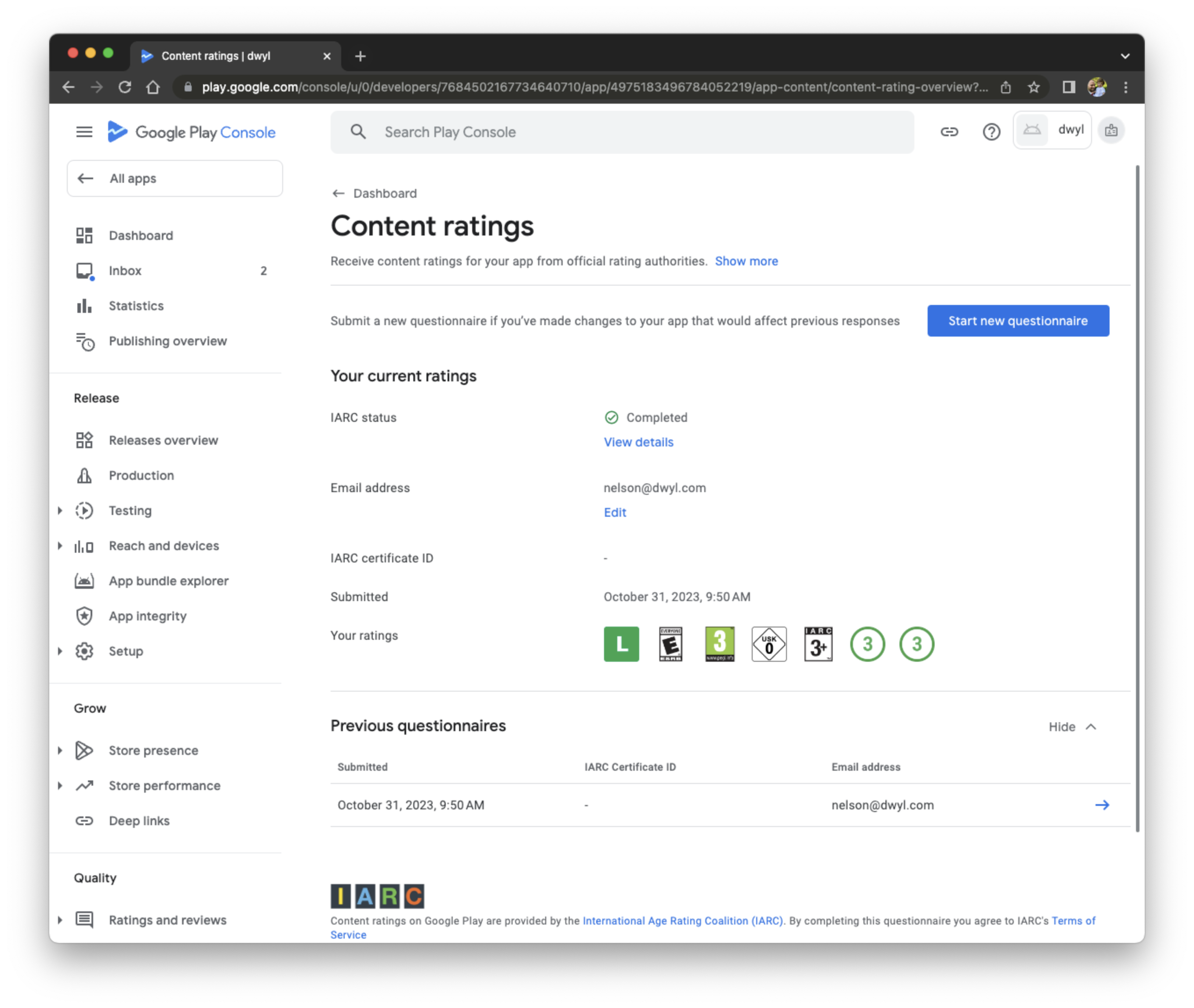 Google play content ratings issue 347 dwyl app github