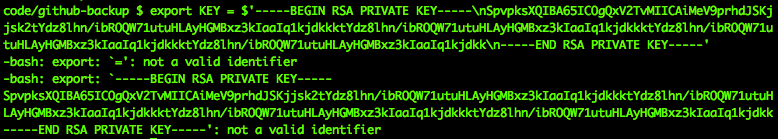 Shell - How To Export A Multi-Line Environment Variable In Bash/Terminal  E.G: Rsa Private Key - Stack Overflow