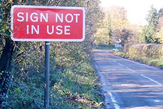 sign-not-in-use