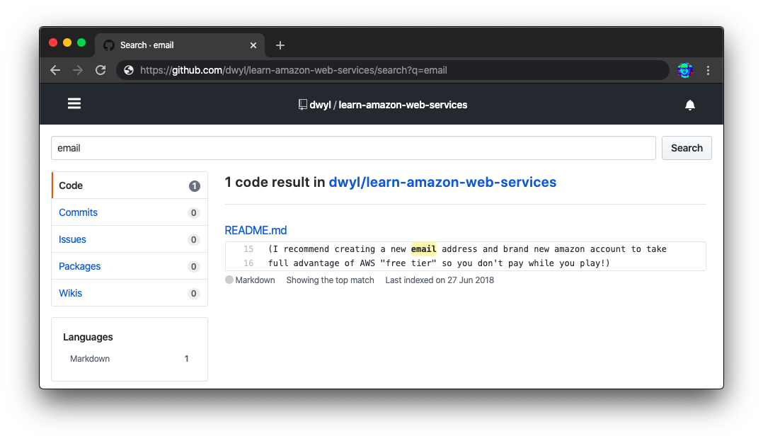 setting up aws email server