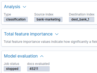 [ML] DFA result views - alignment in badges looks odd for short values ...