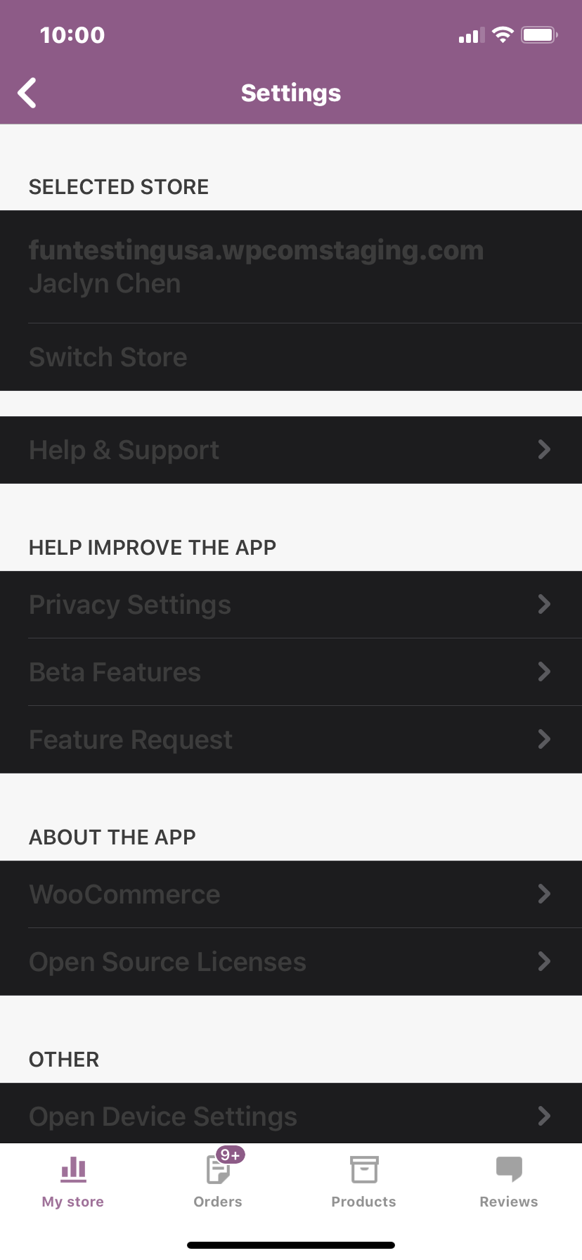 Xcode 11 + Dark mode : Settings · Issue #1332 · woocommerce/woocommerce ...