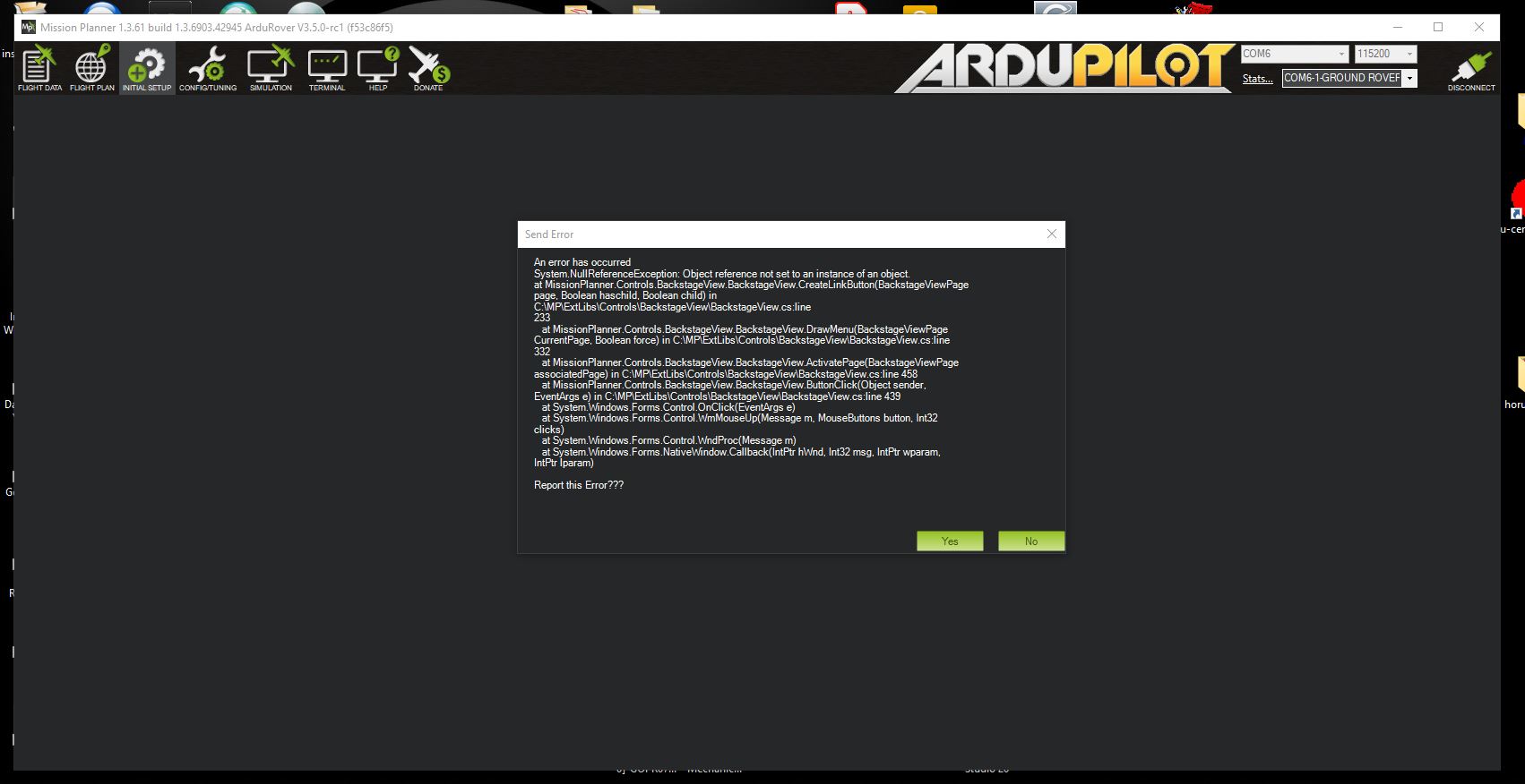 initial setup missing menu items in latest beta · Issue #2002 ...