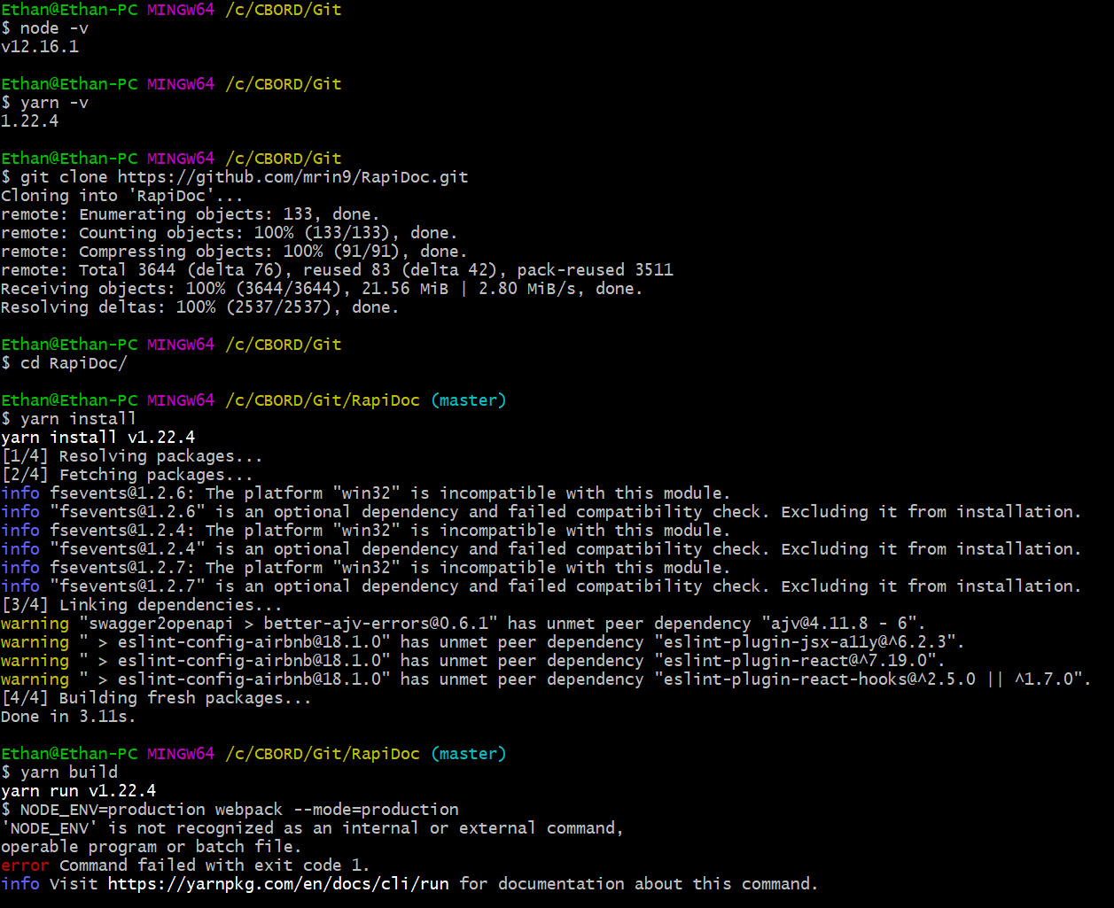 NODE_ENV error and Modules Missing · Issue #153 · rapi-doc/RapiDoc · GitHub