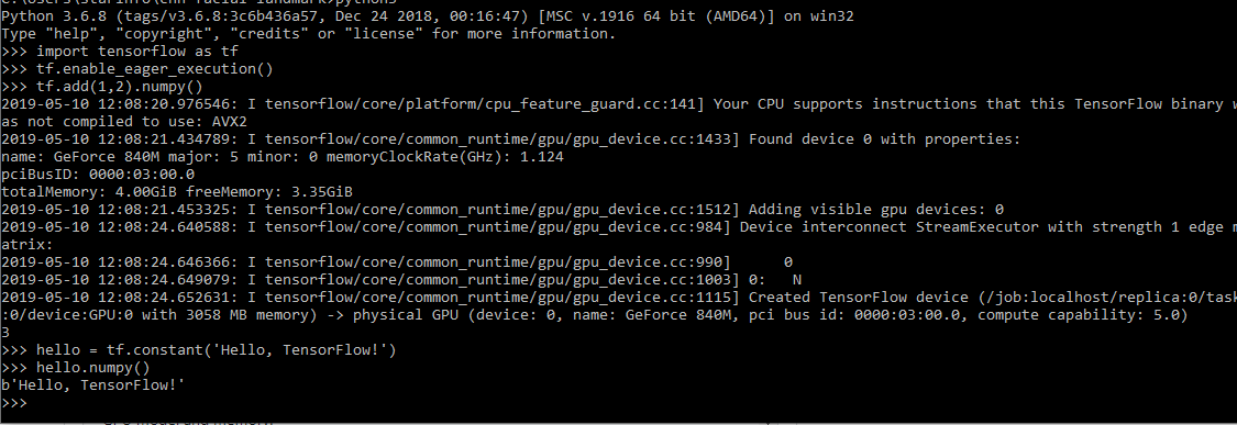 python3.exe crush after running python script with tensorflow · Issue ...