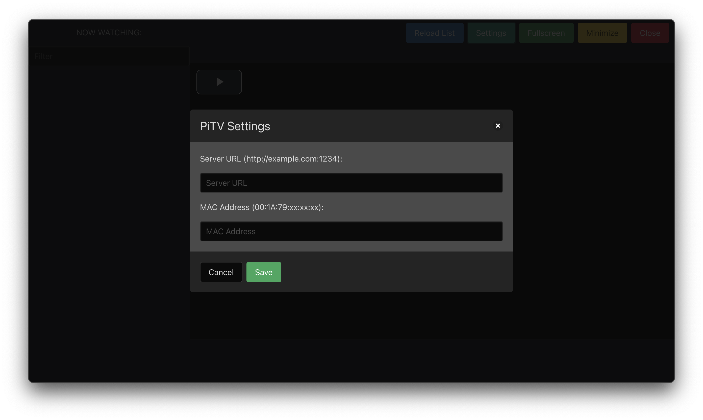 PiTV IPTV And STB Client PiTV