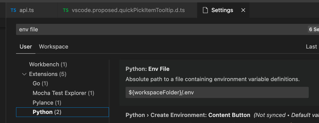 custom .env file cannot be loaded once in workspace · Issue #13921 ...
