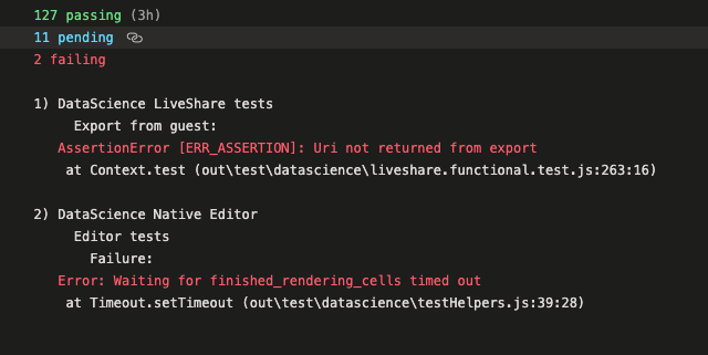 Failures on Flaky CI Pipeline · Issue #2737 · microsoft/vscode-jupyter ...