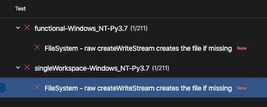 Flaky FS tests · Issue #10294 · microsoft/vscode-python · GitHub