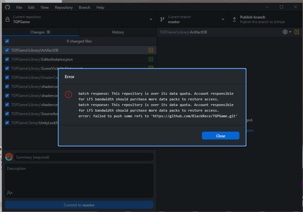 Can't Publish to master · Issue #11436 · desktop/desktop · GitHub