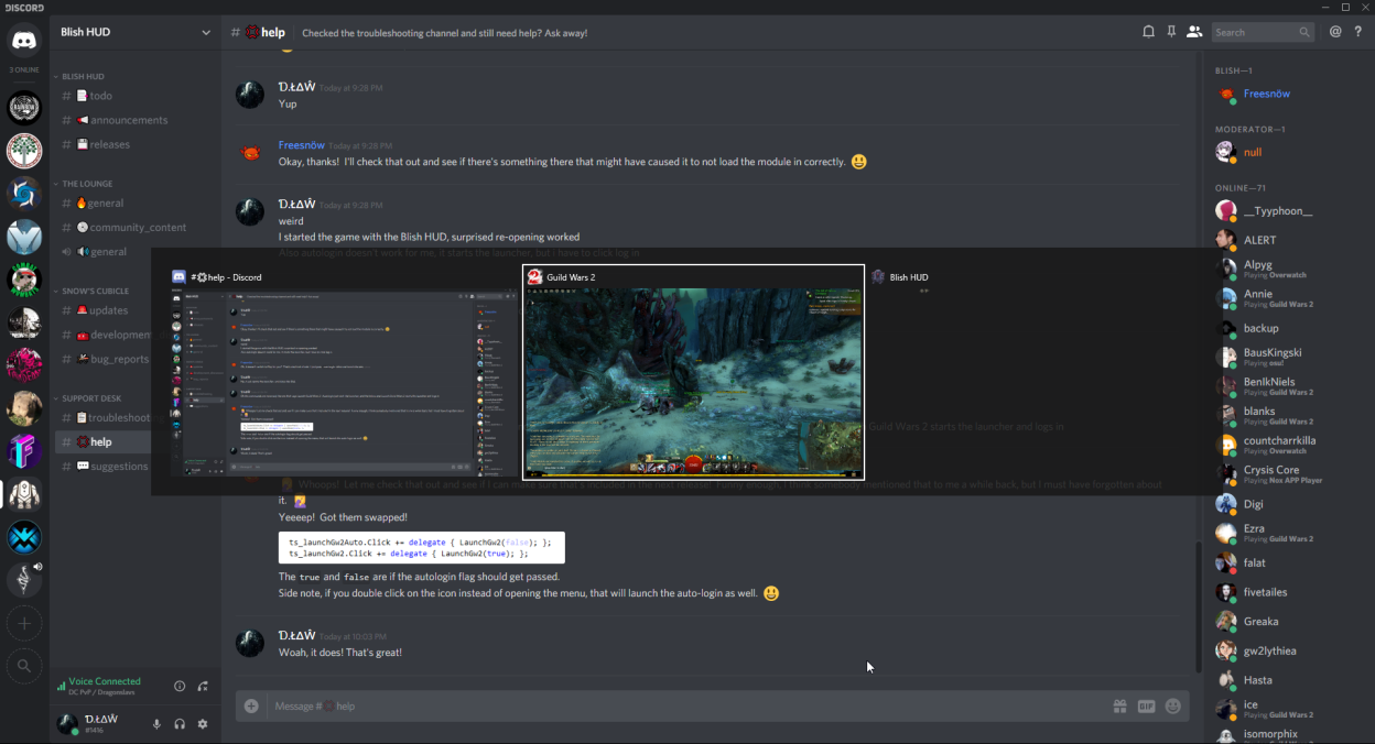 Blish Hud Shows In The Taskbar Which Makes It Also Visible When Blish Hud Shows In The Taskbar Which Makes It Also Visible When