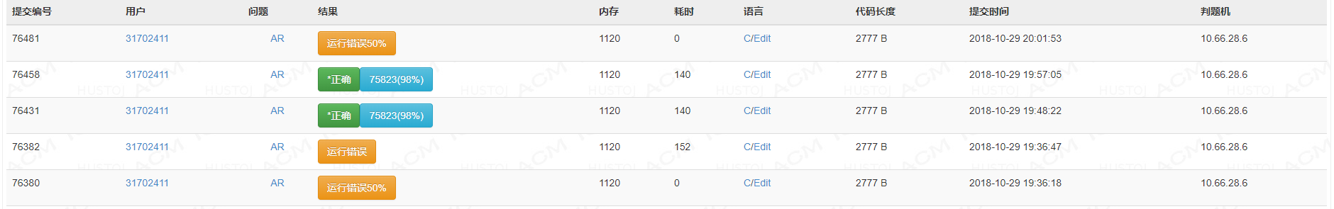 关于re · Issue #349 · zhblue/hustoj · GitHub