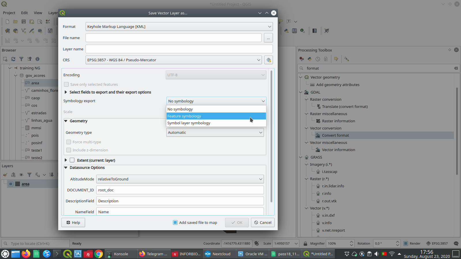 Qgis Export Layer To Kmz – How to export multiple Shapefiles to one KML ...