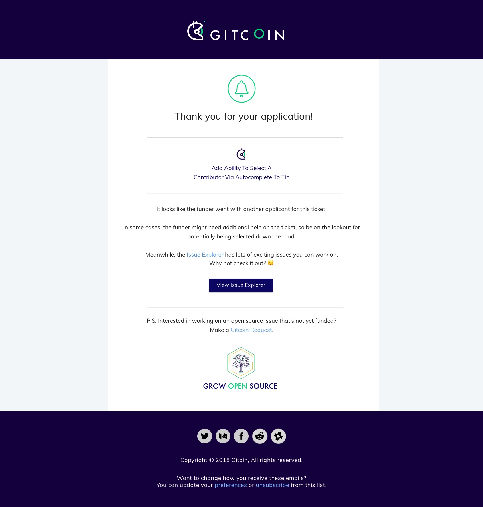 application declined