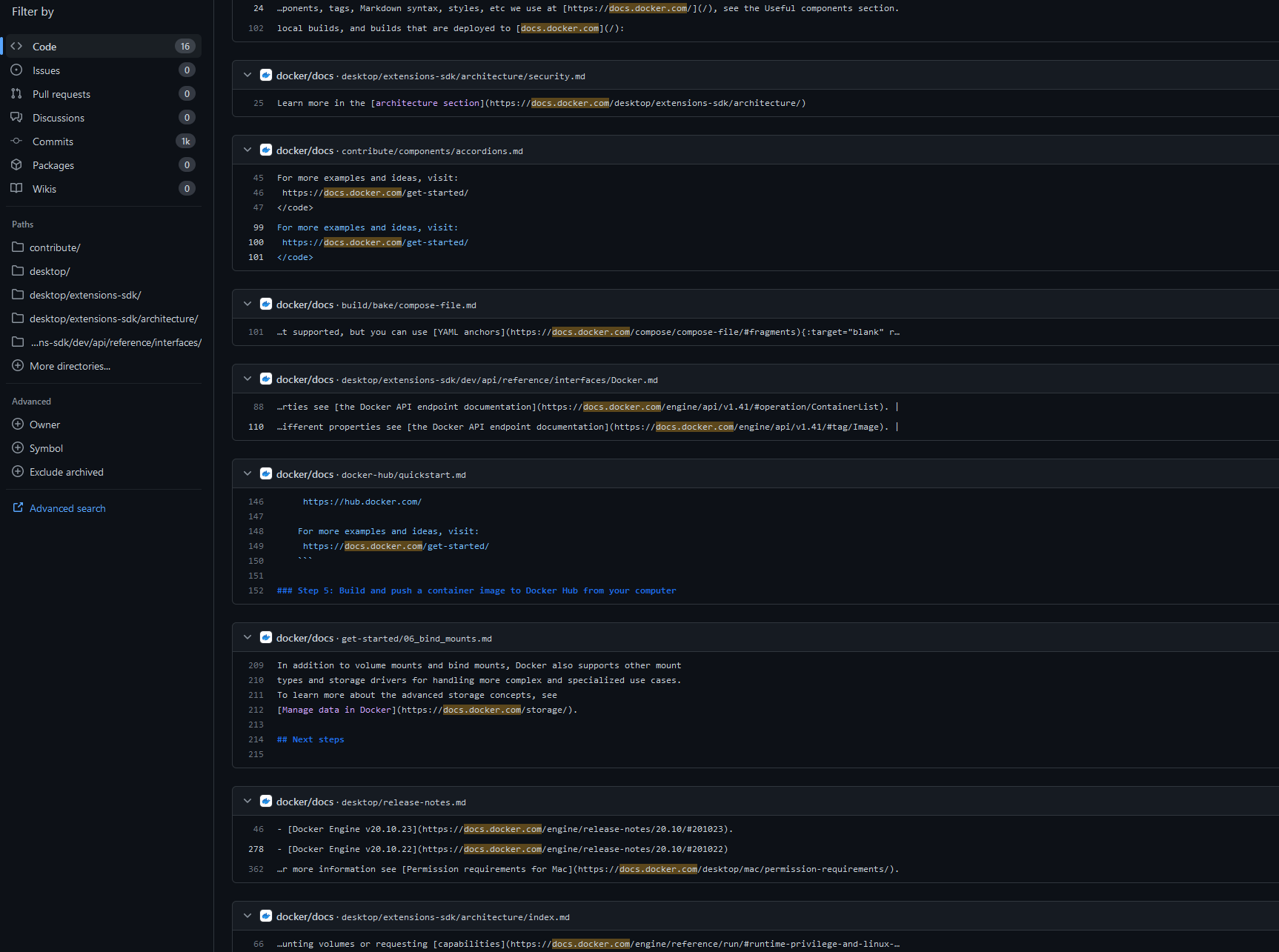 Fix absolute links · Issue #16722 · docker/docs · GitHub