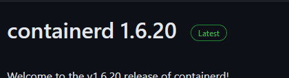 containerd 1.7.0 should be the latest release on GitHub · Issue #8333 ...