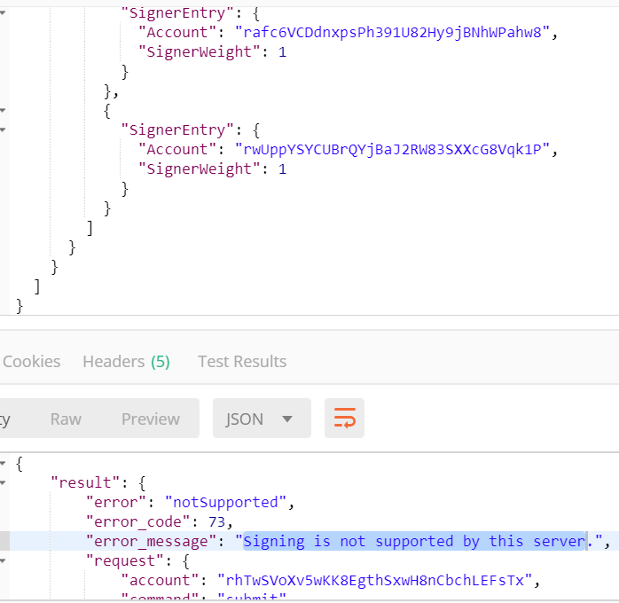 Dose the testnet support set signer list? · Issue #2766 · XRPLF/rippled ...