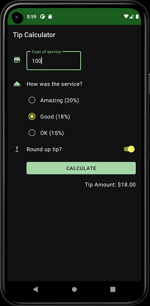 GitHub - bernard-diamante/tip-calculator