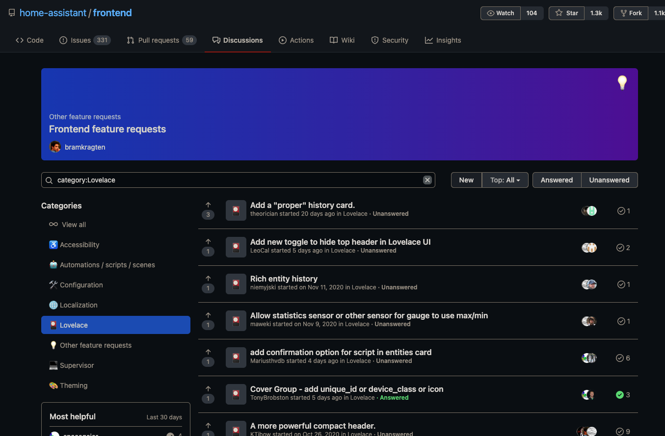 Standardize feature request handling · home-assistant architecture ...