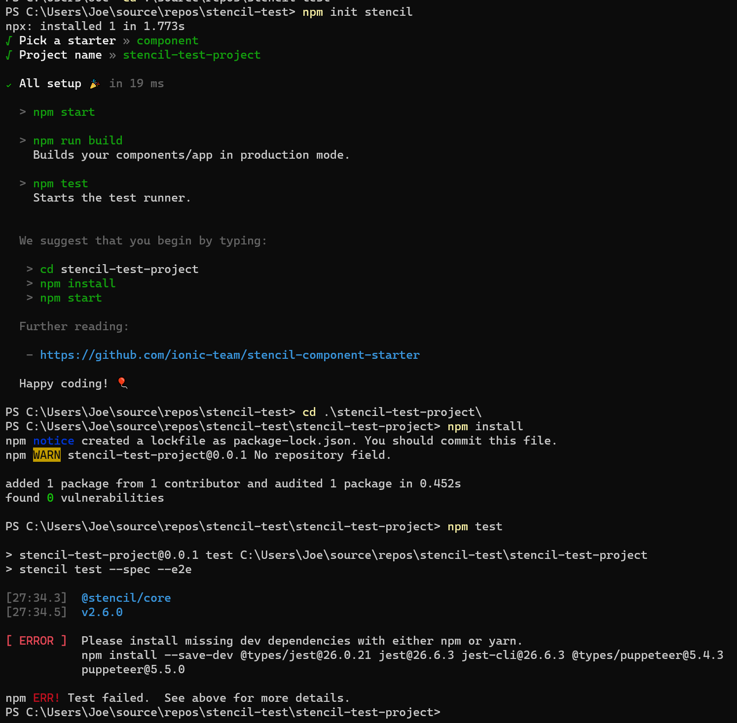 Add peer dependencies for test related dependencies by jharrilim · Pull