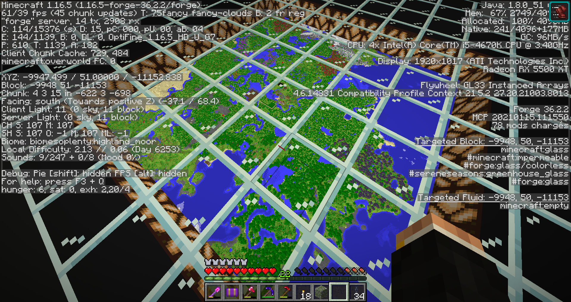 [Visual bug] Strange render on a blocs when using forge-1.16.5-36.2.2 ...