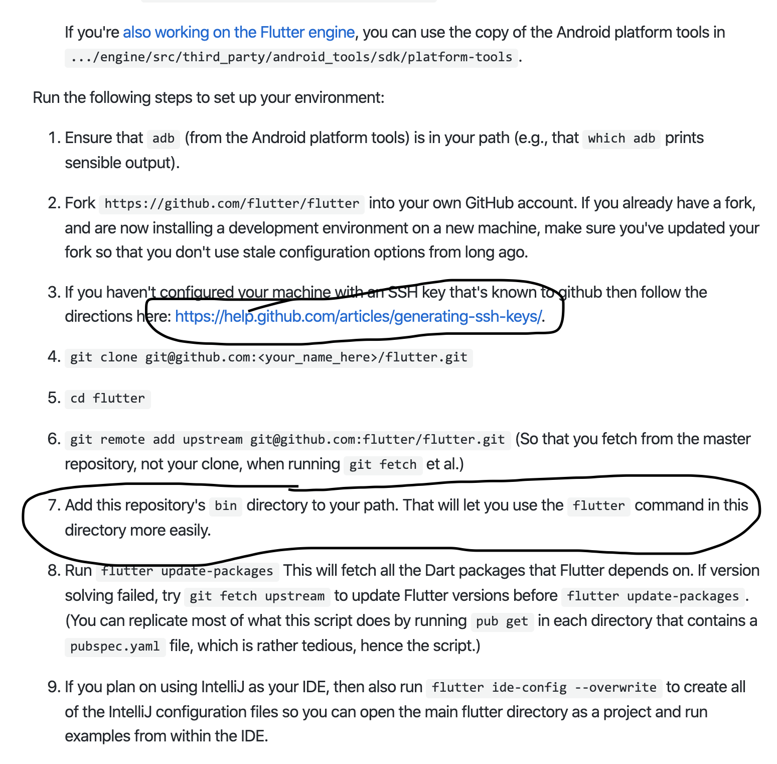 Include link to update PATH · Issue #61381 · flutter/flutter · GitHub