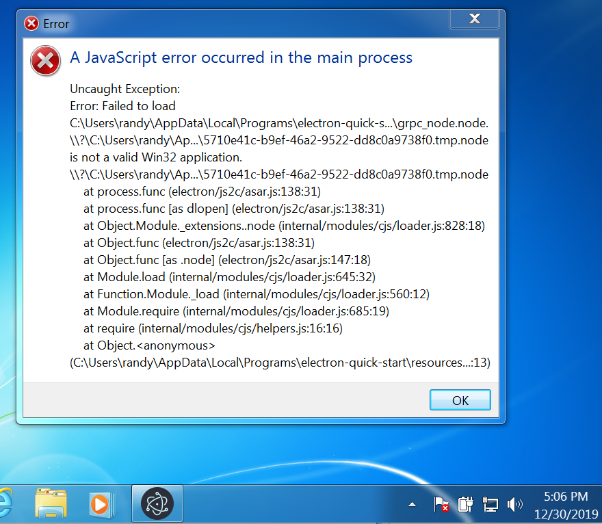 application start error when required fabric-client dependency · Issue ...