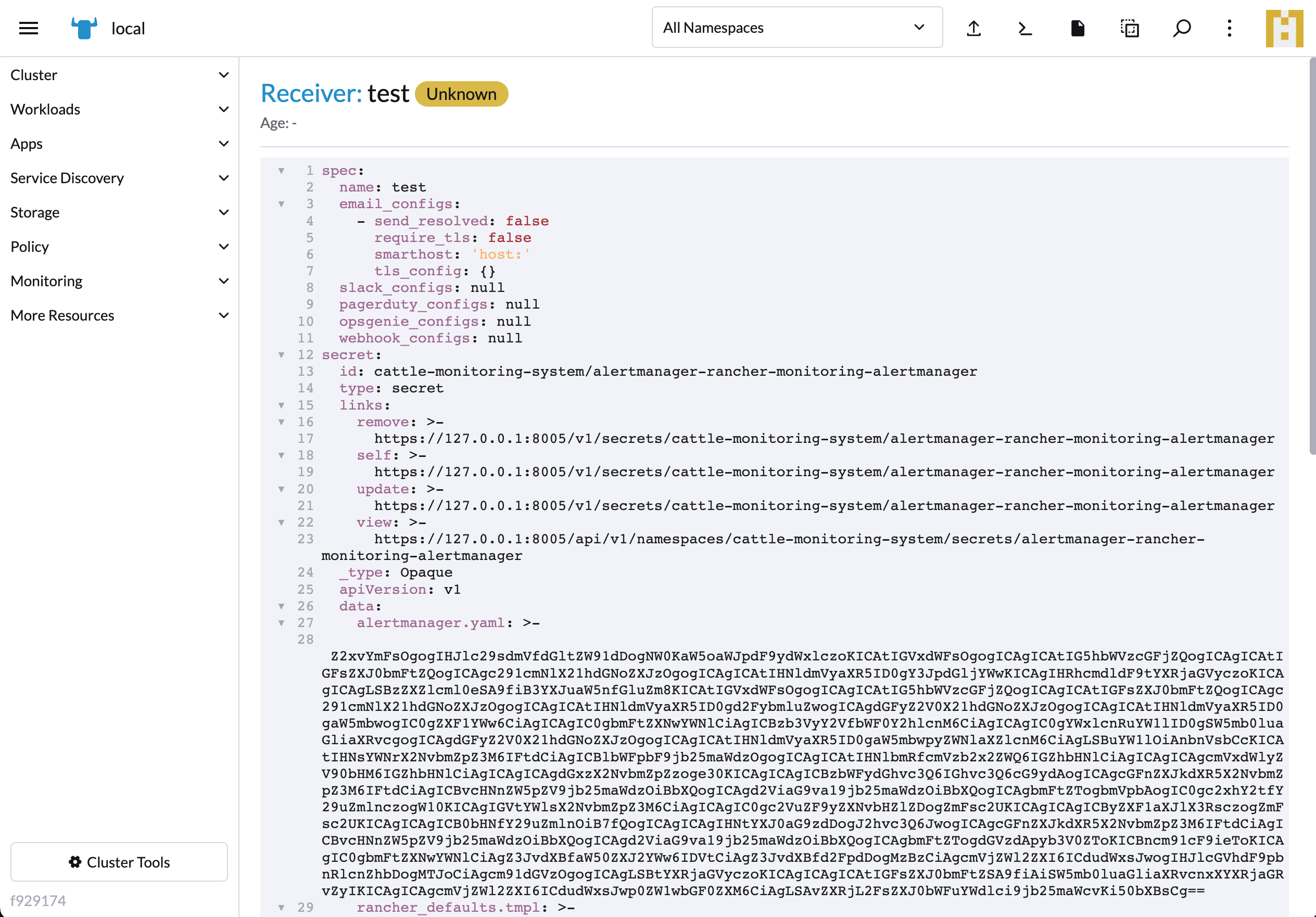Edit as Yaml Buttons do not stick to bottom of page · Issue 8999