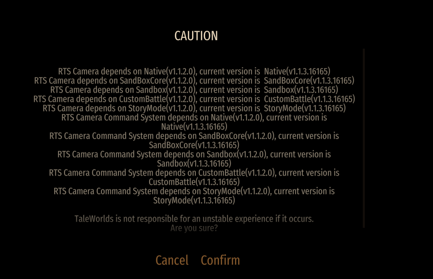 Crash on game startup · Issue #6 · Norbivar/RTSCamera · GitHub