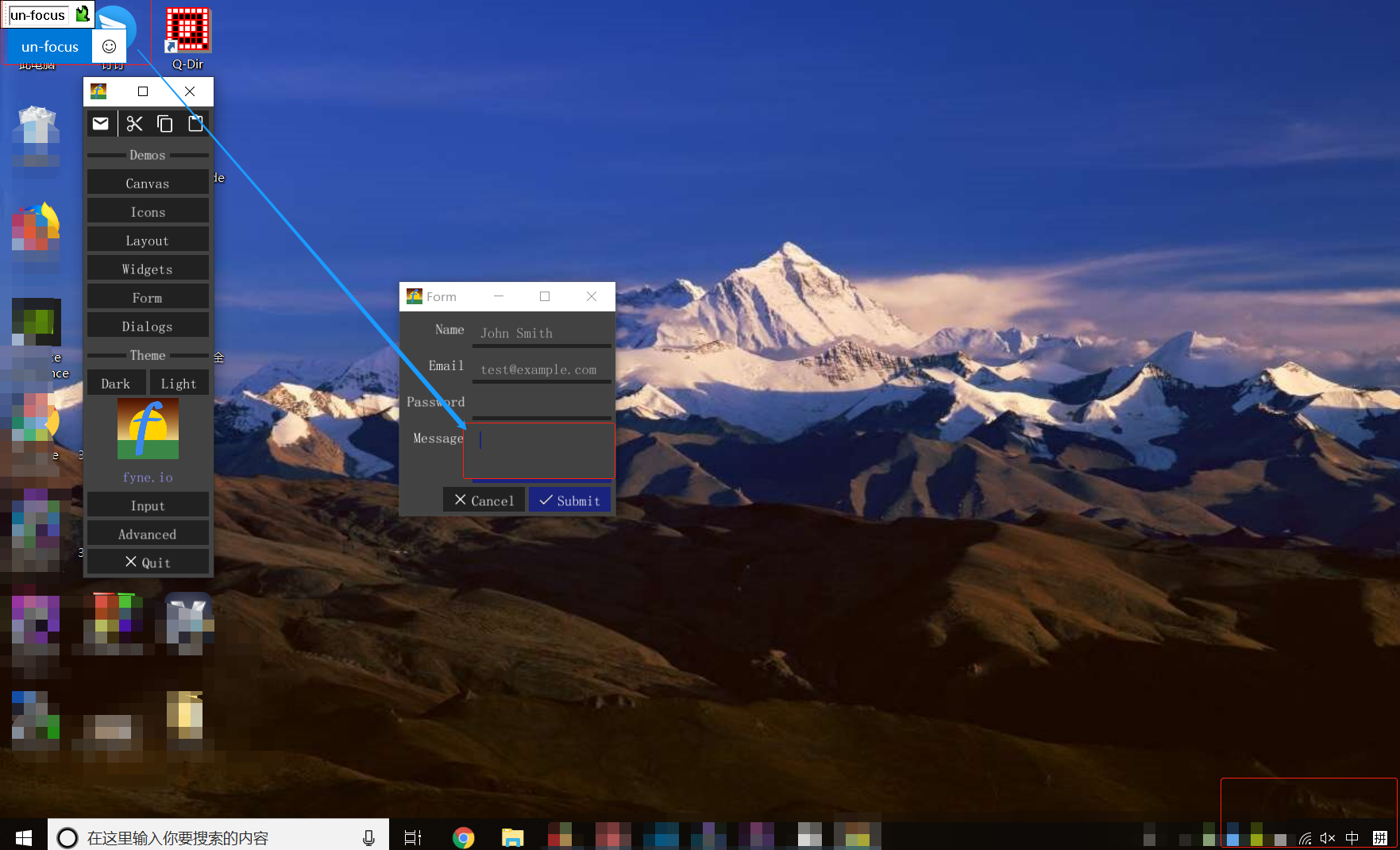when use keypad entry input non-English text that cannot be focus 