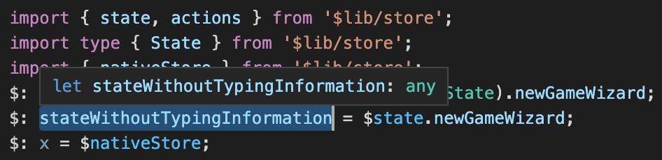 Type inference of store not working for custom stores (specifically ...