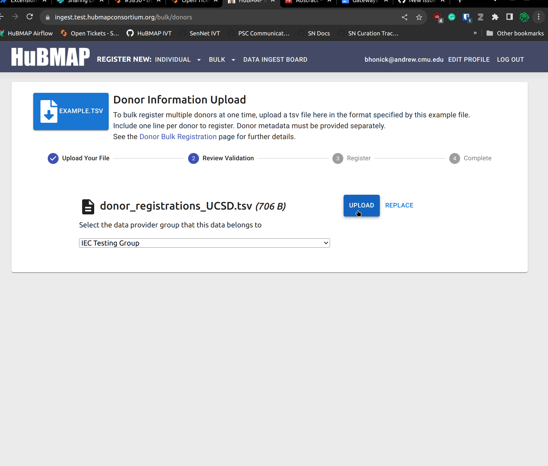 Bulk Registration Bug Blank Screen Issue 1190 Hubmapconsortium bulk-registration-bug-blank-screen-issue-1190-hubmapconsortium