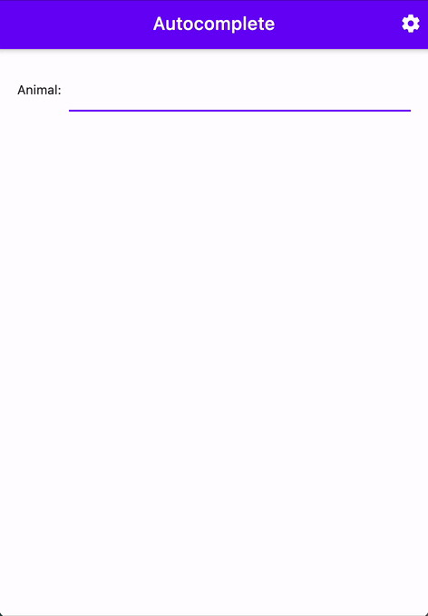 Autocomplete-keyboard