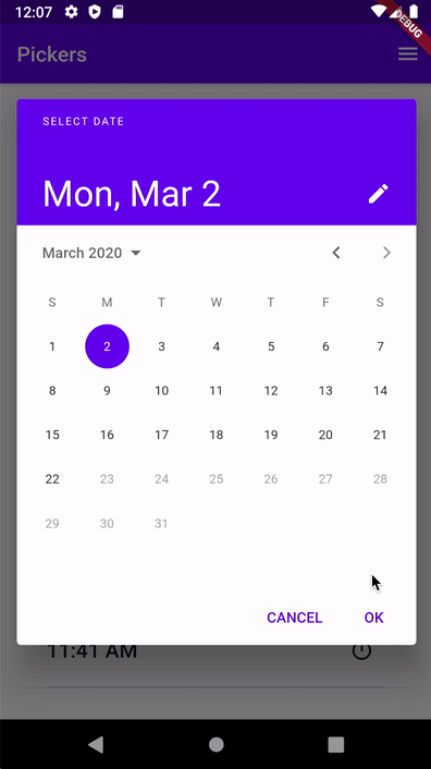 DatePickerM2