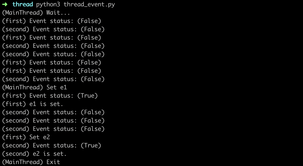 Thread의 Event don's blog