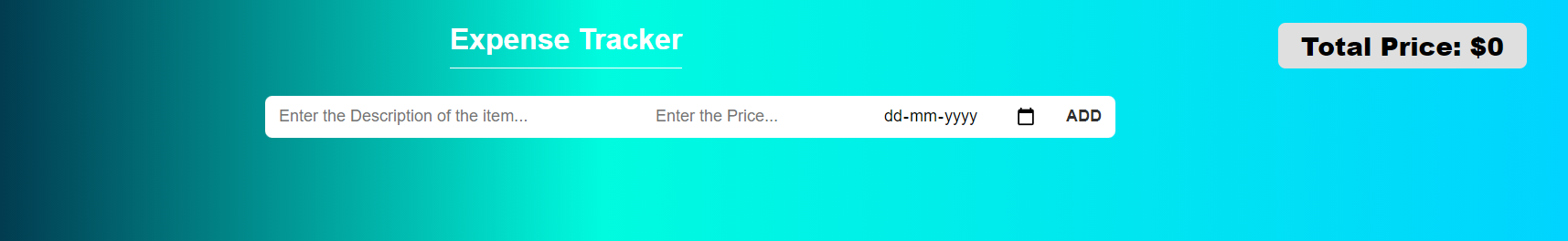 Github Crnick Expensetracker