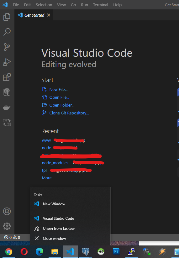 Quick Launch Projects · Issue #134458 · microsoft/vscode · GitHub