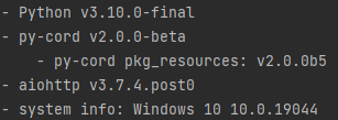 Pycord Status bot.wait_for not working in pre version 2.0.0b5 · Issue #1184 · Pycord ...